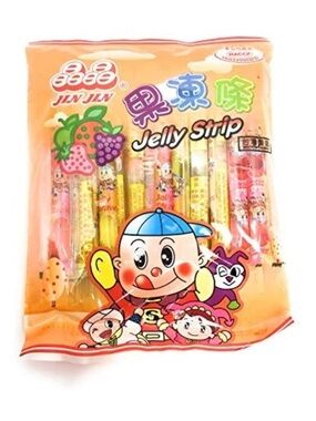 VIRAL TIKTOK ~ “Jin Jin” FRUIT JELLY STRAWS (14.1 Oz. Package) So Yummy! -Sealed